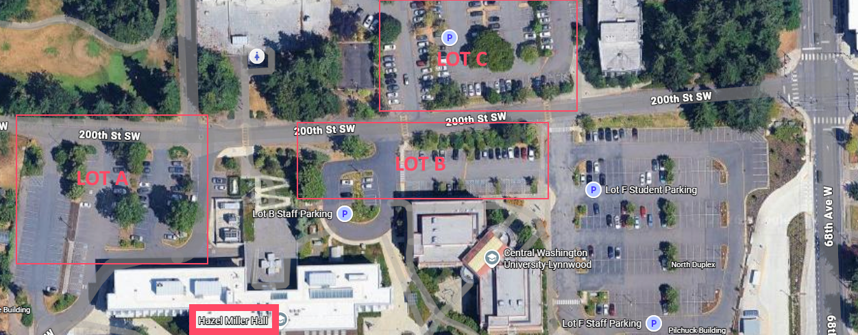 map of Edmonds College campus